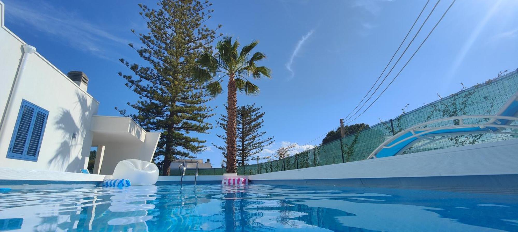 Pool Seaside Relais - Ville Ninfea, Marea, Rosa E Cassiopea Fontane Bianche Ngoại thất bức ảnh