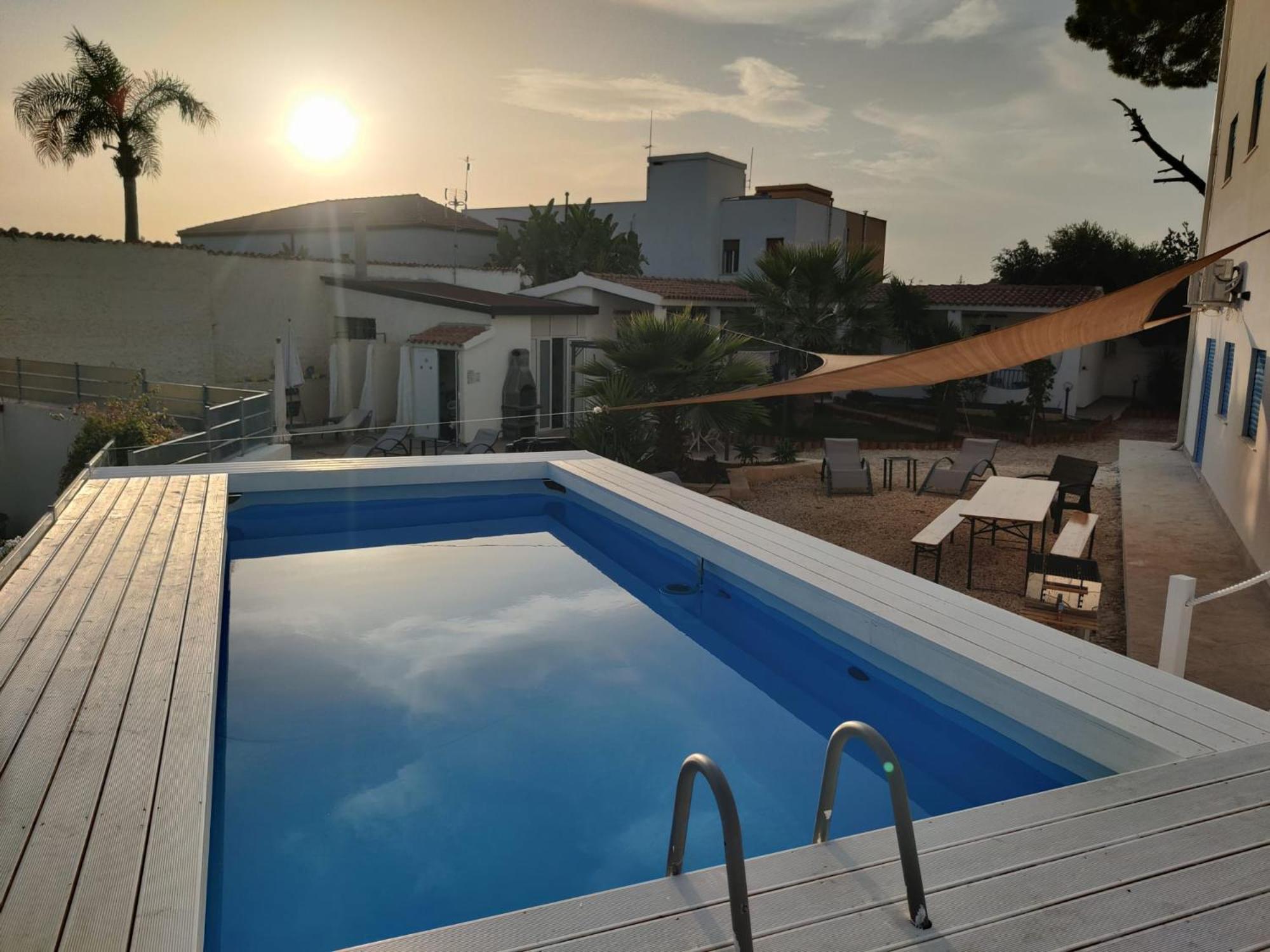 Pool Seaside Relais - Ville Ninfea, Marea, Rosa E Cassiopea Fontane Bianche Ngoại thất bức ảnh
