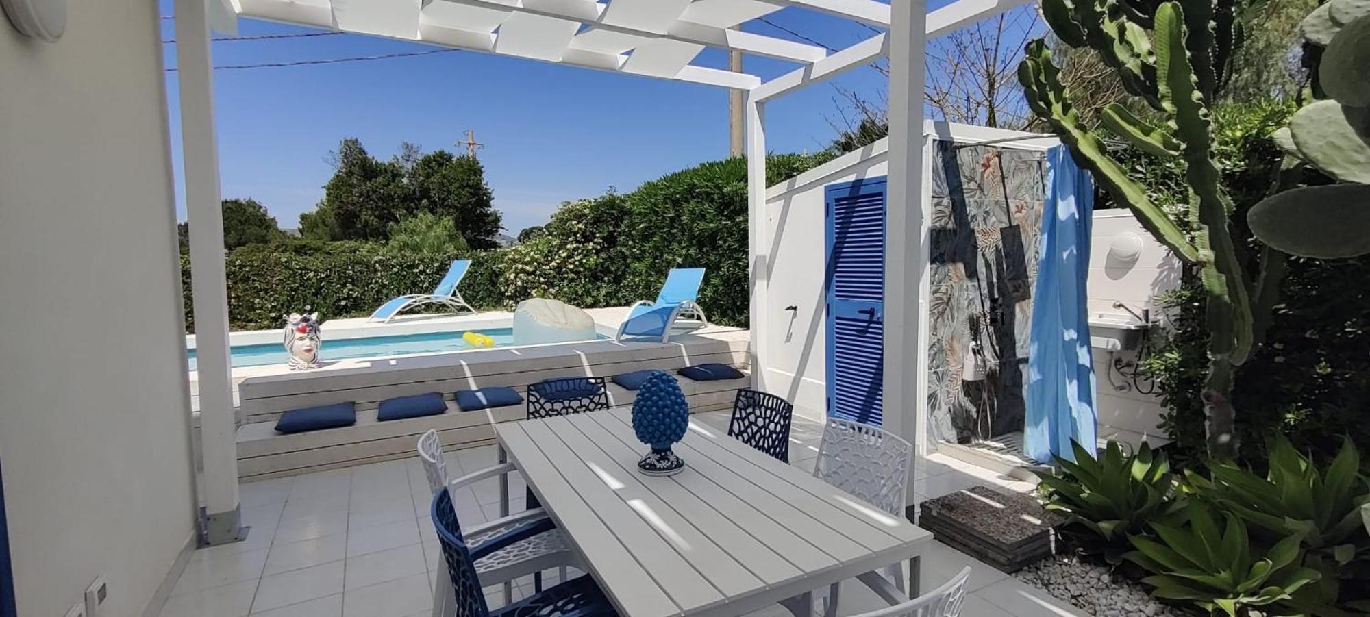 Pool Seaside Relais - Ville Ninfea, Marea, Rosa E Cassiopea Fontane Bianche Ngoại thất bức ảnh