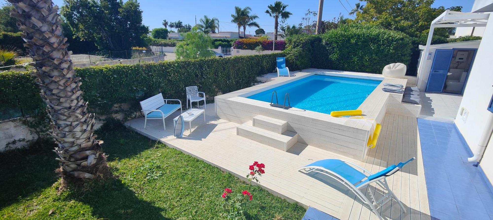 Pool Seaside Relais - Ville Ninfea, Marea, Rosa E Cassiopea Fontane Bianche Ngoại thất bức ảnh