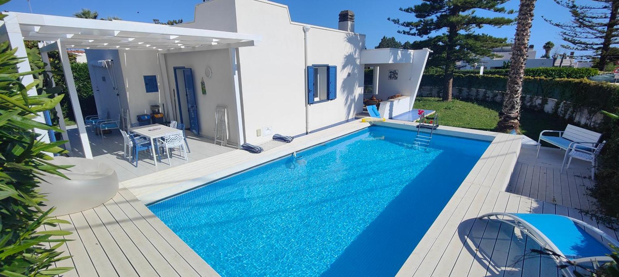 Pool Seaside Relais - Ville Ninfea, Marea, Rosa E Cassiopea Fontane Bianche Ngoại thất bức ảnh