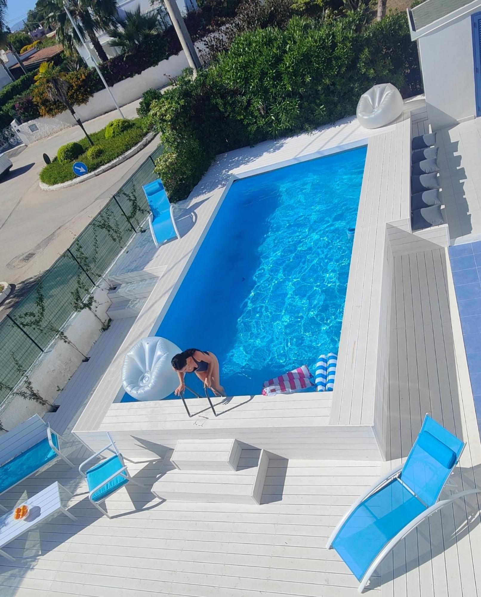 Pool Seaside Relais - Ville Ninfea, Marea, Rosa E Cassiopea Fontane Bianche Ngoại thất bức ảnh
